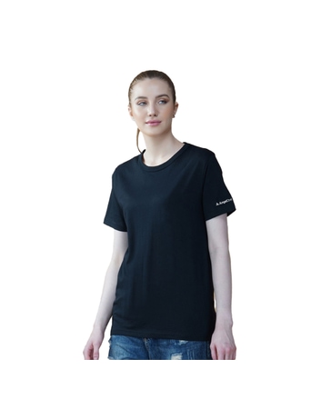 Women's Round Neck A1 T- Shirt - Black